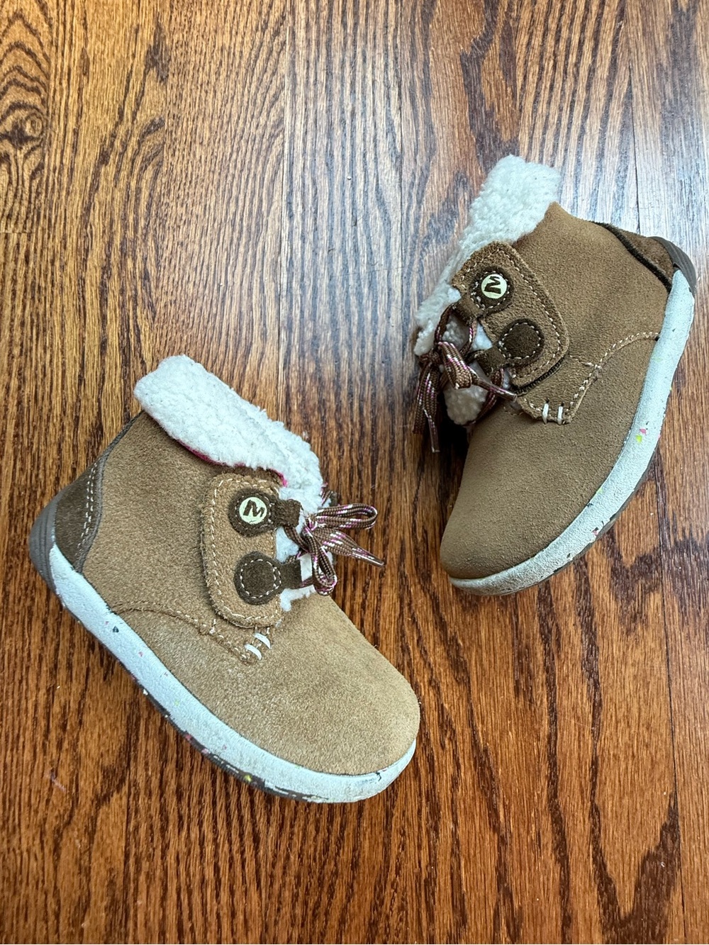 Merrell Bare Steps Cocoa Jr. Boot Sz 6.5